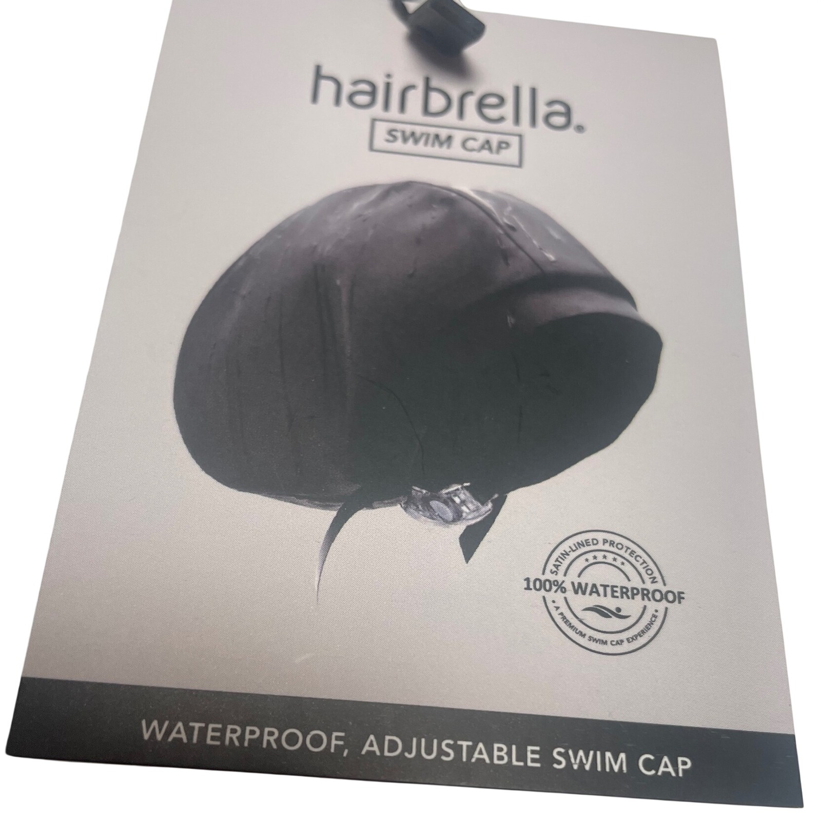 Hairbrella Satin Lined Adjustable Waterproof Swim Cap Classic Size — image 2 of 8